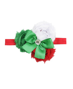 Holiday Sofia Triple Flower Headband