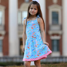 Mermaid Sea Life Aqua Little Girls Dress | Size 6