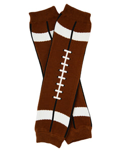 Brown Football Leg Warmers | 8" or 12"