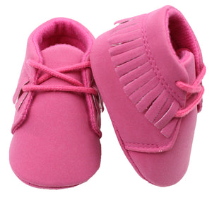 Pink Moccasin Shoes | Baby Shoe Size 3 or 4