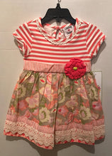 Fuchsia Striped Floral Dress Set * 12 18 24 Months