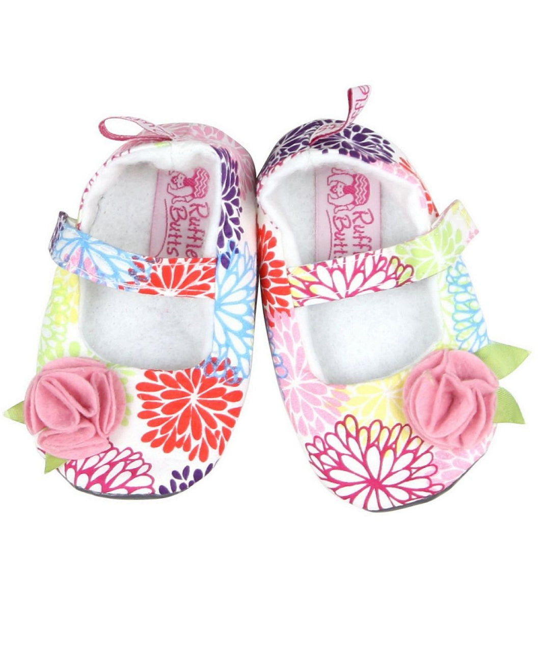 Bold Dahlia Soft Soled Shoes | 0-3M 6-9M