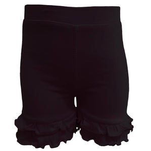 Black Ruffle Butt Shorts | 6-12 Months or 2/3T