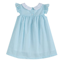 Turquoise Easter Bunny Yoke Dress | 3-6M 6-12M 18-24M 2T 3T 4T 5Y 6Y