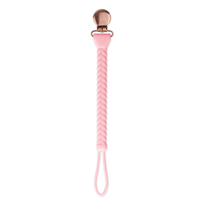 Sweetie Strap™ Silicone One-Piece Pacifier Clip | Pink
