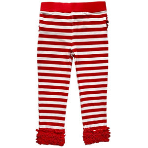 Baby Boutique Red Ruffle Butt Leggings | 6-12 Months