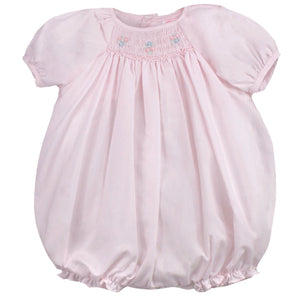 Pink Smocked Bubble with Hat | Preemie