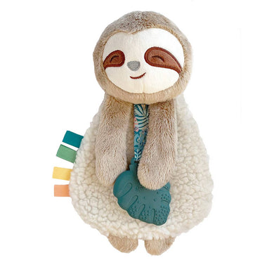 Itzy Friends Itzy Lovey™ Plush with Silicone Teether Toy | Sloth