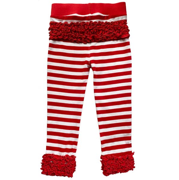 Mini Cuddles Baby Trip to the Museum Leggings, Pack Of 3, Red