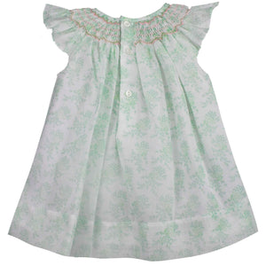 Mint Voile Print Smocked Sundress | 18 Months