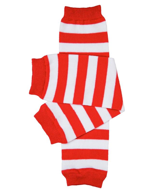 Red & White Striped Leg Warmers by juDanzy * 12
