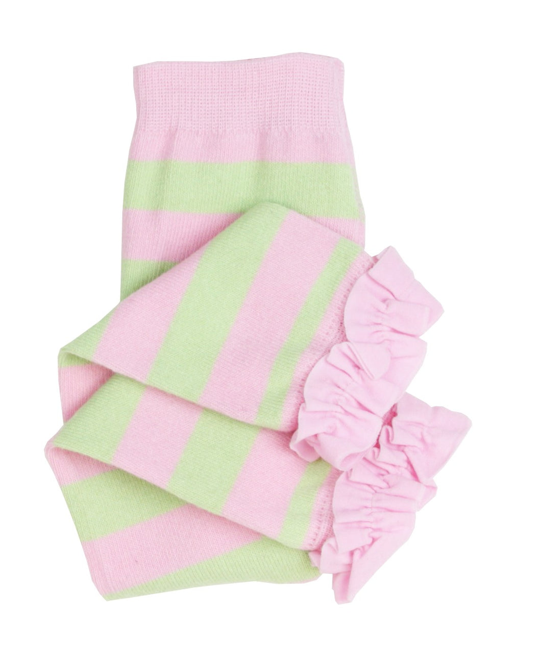 Pink & Lime Ruffled Tights Leggings | 0-6M 6-12M 12-24M 2-4T
