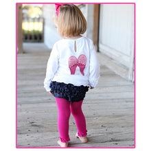 Fuchsia Footless Ruffled Tights | 0-6M 12-24M 2T-4T