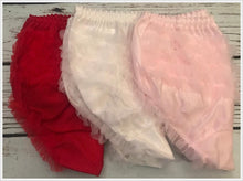 White Pink Red Nylon Rumba Diaper Cover | 3-6M 9-12M 18M 24M
